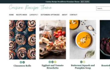 Cuisine Recipe (screenshot desktop)