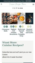 Cuisine Recipe (screenshot mobile)