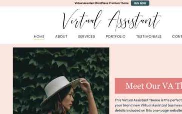 Virtual Assistant (Anchored Design) - (screenshot desktop)