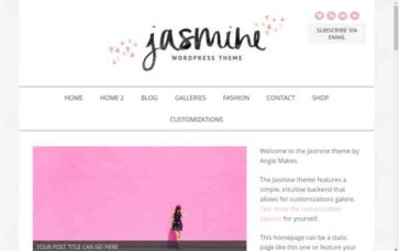 Jasmine (Angie Makes) (screenshot desktop)