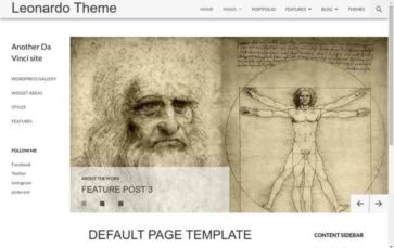 Leonardo (Artbiz) - (screenshot desktop)