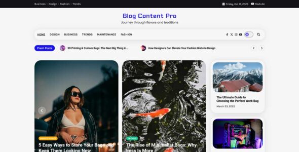 Blog Content Pro (Artify Themes)