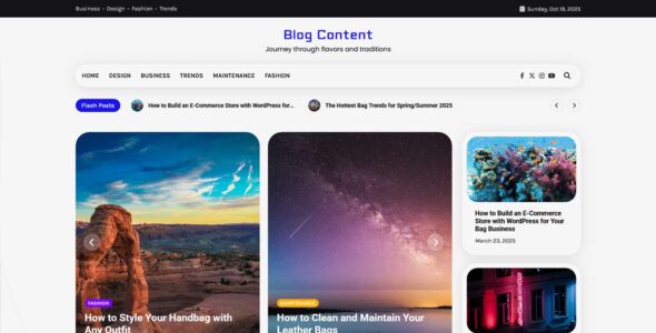 Blog Content (Artify Themes)