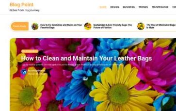 Blog Point (screenshot desktop)