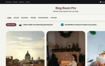 Blog Room Pro (screenshot desktop)
