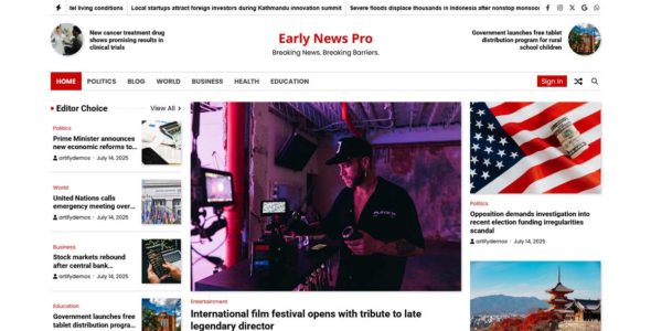 Early News Pro (Artify Themes)