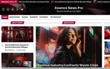 Essence News Pro (screenshot desktop)