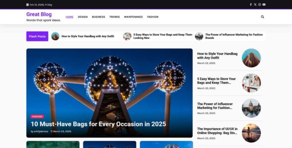 Great Blog (Artify Themes)