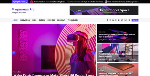 Magaznews Pro (Artify Themes)