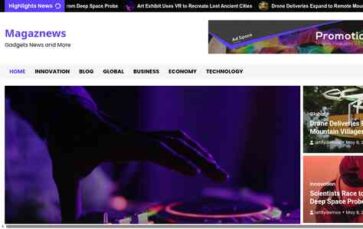Magaznews (screenshot desktop)