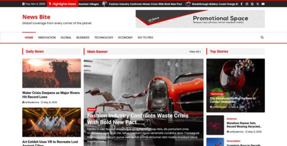 News Bite (Artify Themes)