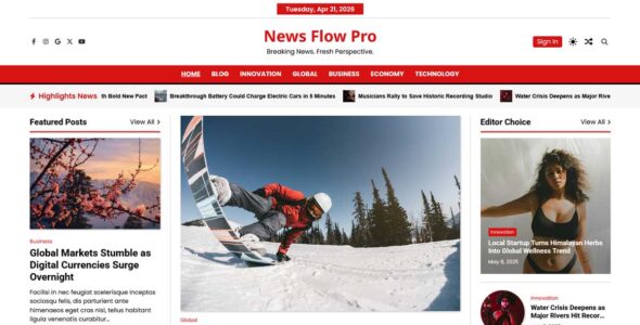 News Flow Pro (Artify Themes)