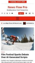 News Flow Pro (screenshot mobile)