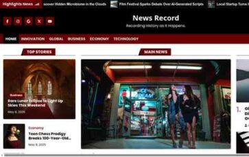 News Record (screenshot desktop)