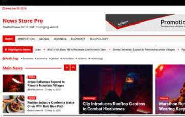 News Store Pro (screenshot desktop)