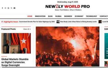 Newzly World Pro (screenshot desktop)