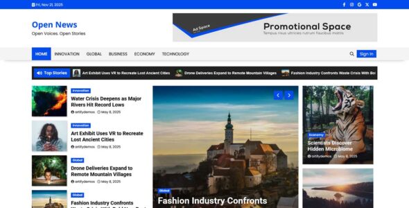 Open News (Artify Themes)