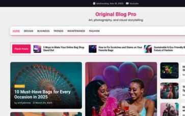 Original Blog Pro (screenshot desktop)