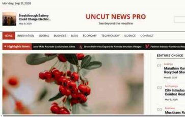 Uncut News Pro (screenshot desktop)