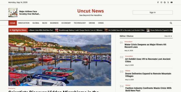 Uncut News (Artify Themes)