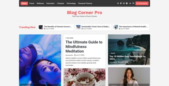 Blog Corner Pro (Ascendoor)