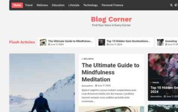 Blog Corner (screenshot desktop)