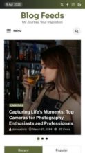 Blog Feeds (screenshot mobile)