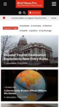 Brief News Pro (screenshot mobile)