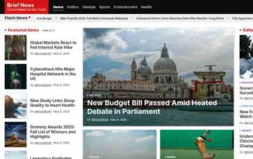 Brief News (screenshot desktop)