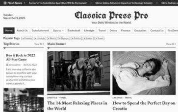 Classica Press Pro (screenshot desktop)