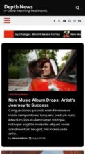 Depth News (screenshot mobile)