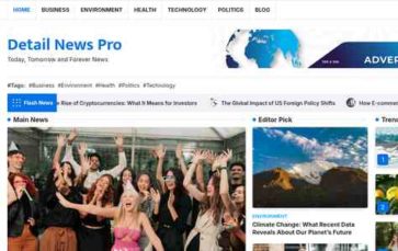 Detail News Pro (screenshot desktop)