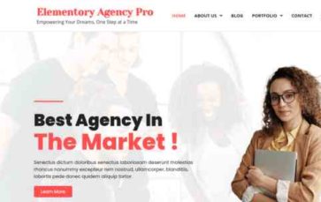 Elementory Agency Pro (screenshot desktop)