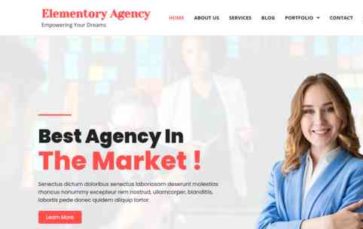 Elementory Agency (screenshot desktop)