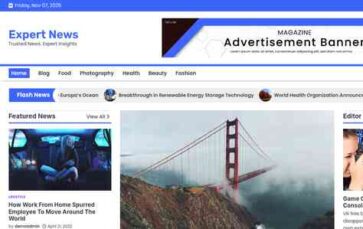 Expert News (screenshot desktop)