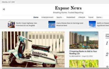 Expose News (screenshot desktop)
