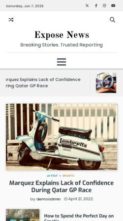 Expose News (screenshot mobile)