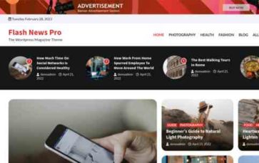 Flash News Pro (screenshot desktop)