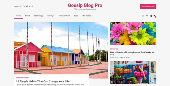 Gossip Blog Pro (Ascendoor)