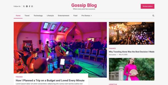 Gossip Blog (Ascendoor)