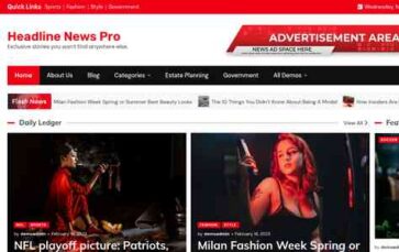 Headline News Pro (screenshot desktop)