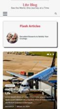Lite Blog (screenshot mobile)