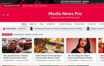 Screenshot Desktop Media News Pro (screenshot desktop)