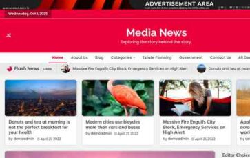 Screenshot Desktop Media News (screenshot desktop)