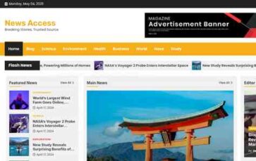 News Access (screenshot desktop)