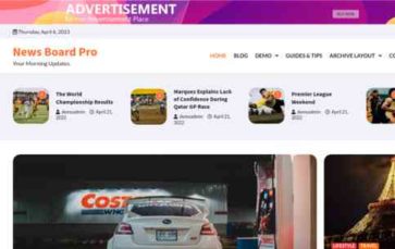 News Board Pro (screenshot desktop)