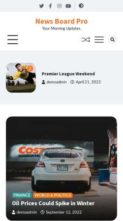 News Board Pro (screenshot mobile)