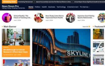 News Steam Pro (screenshot desktop)