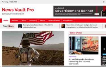 News Vault Pro (screenshot desktop)