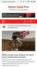News Vault Pro (screenshot mobile)